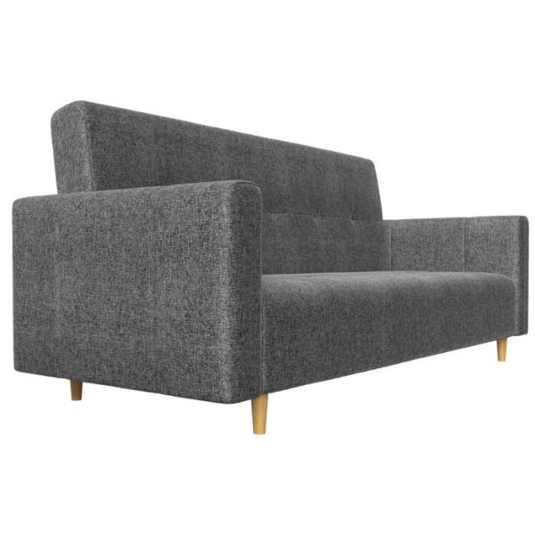 Прямой диван-книжка «Вест», механизм книжка, рогожка, цвет бежевый