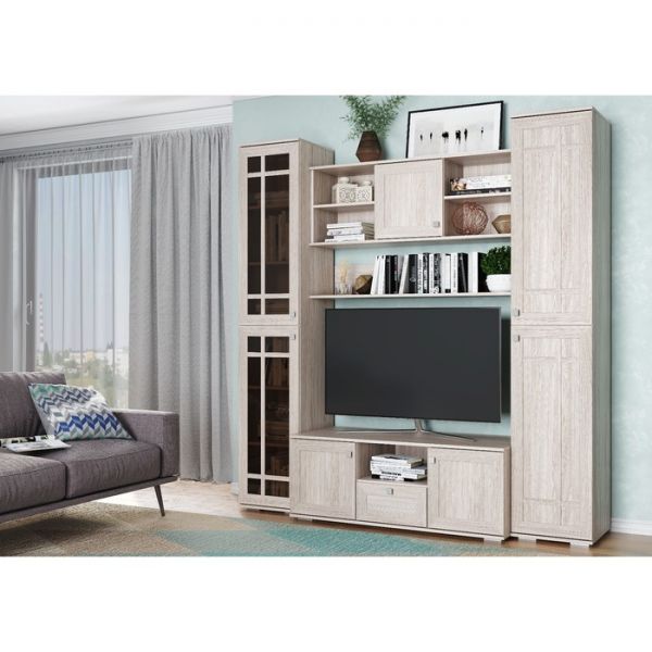 Тумба ТВ-19 РИВЬЕРА 470х1200х520 Ясень Шимо Светлый