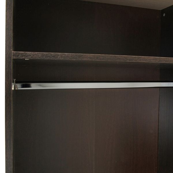 Гардероб глубокий 798х610х1960 Венге/Дуб, кр. Венге