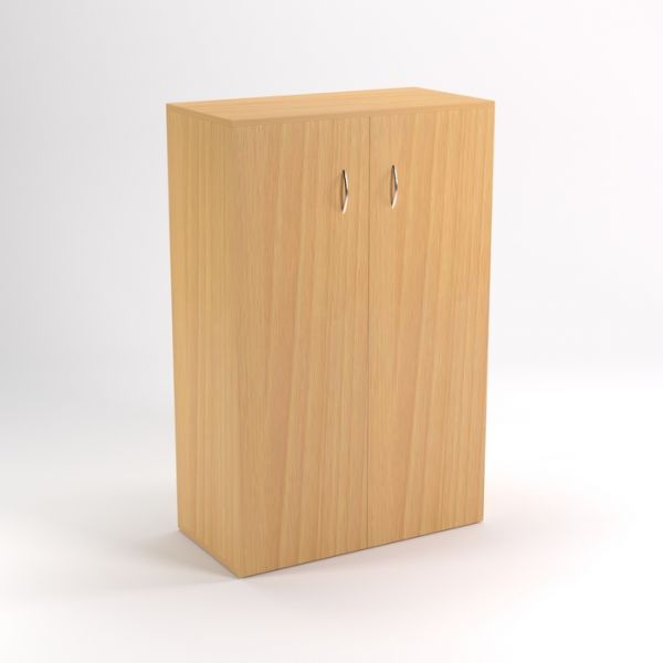 Шкаф стеллаж низкий НШт-5, 760 ? 380 ? 1153 мм, белый шагр