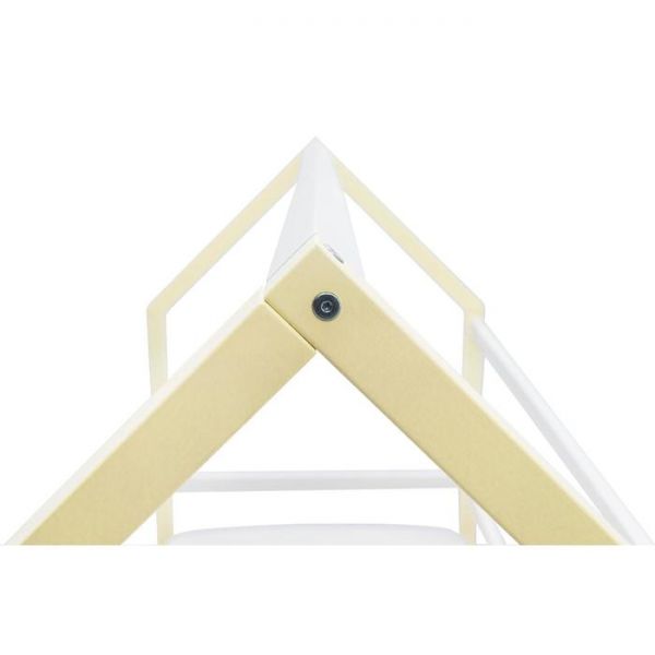 Детская кровать-домик Монтессори Бельмарко Svogen бежево-белый