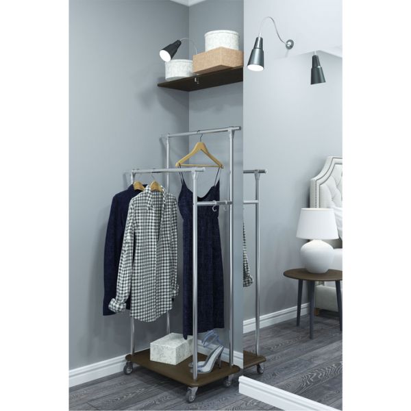 Вешалка гардеробная «Кейп», 720 ? 400 ? 1580 мм, цвет дуб белёный