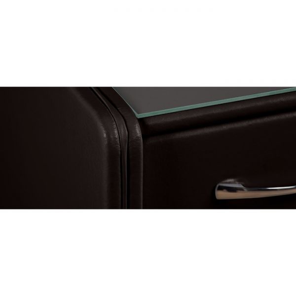 Тумба «Алеро», 3 ящика, 410 ? 435 ? 515 мм, цвет коричневый