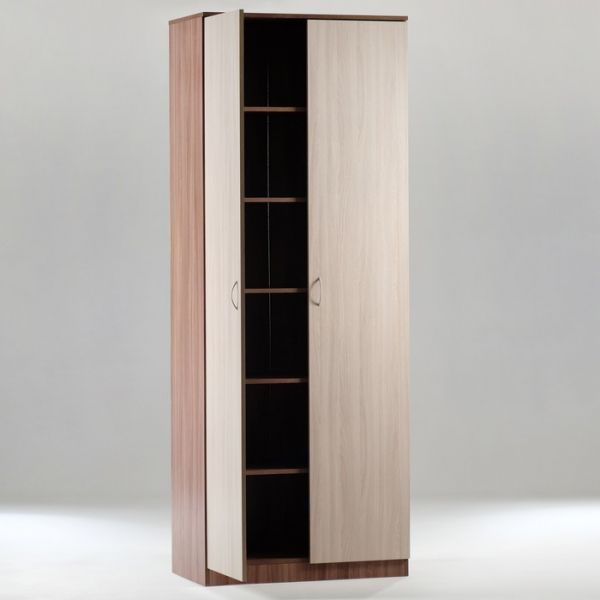 Шкаф 5 полок 800x450х2100 Ясень шимо светлый/Темный