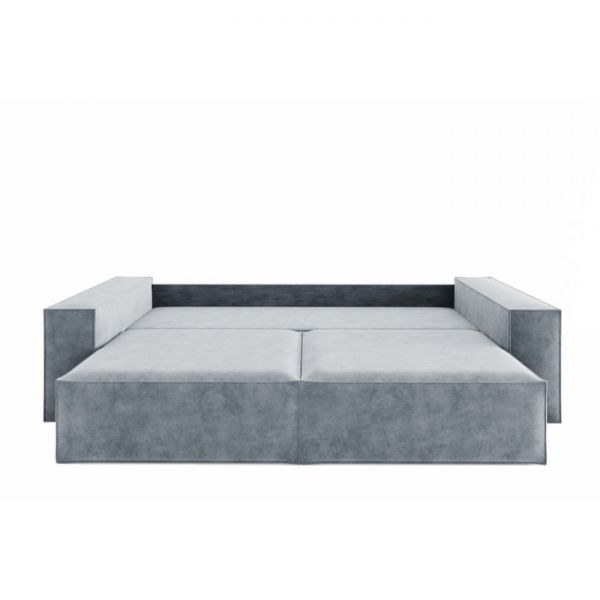 Прямой диван «Хилтон», механизм выкатной, велюр, цвет селфи 01