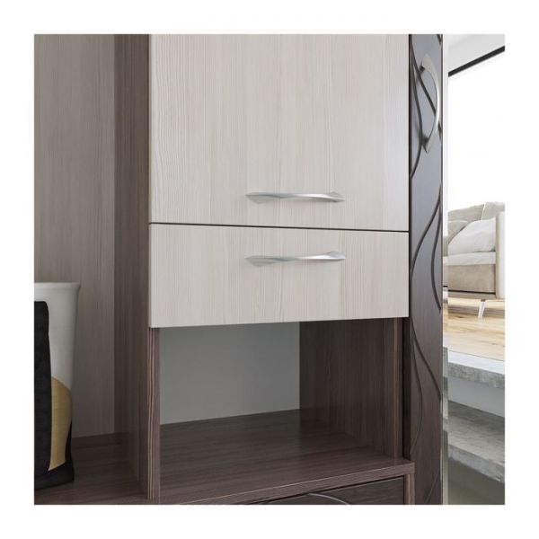 Прихожая ЛЕО 1470х370х2025 Бодега темный/светлый