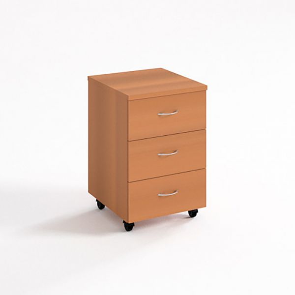 Тумба мобильная ТМ4.5(16), 425х450х590 мм, белый шагр