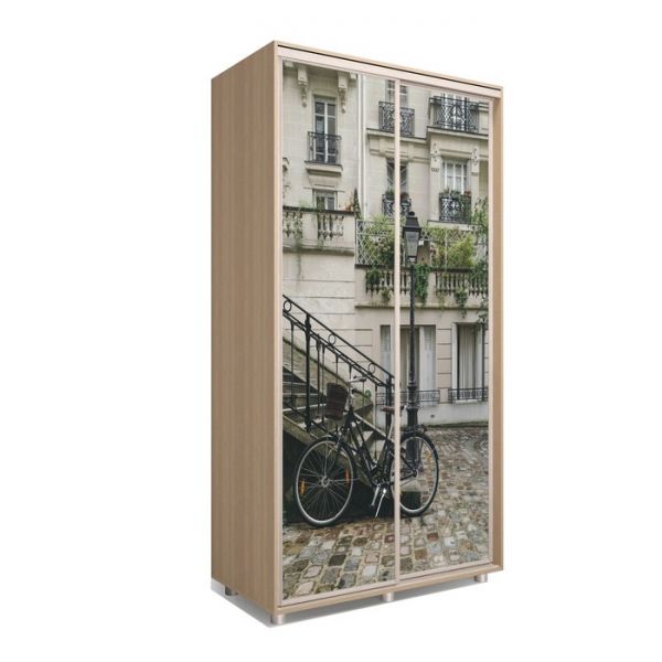 Шкаф-купе Яркий-22 1600х600х2300 Дуб Сонома/Путешествие 1