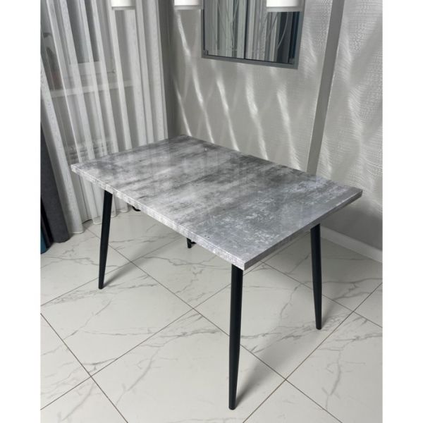 Обеденный стол «Конус 2», 1100(1500) ? 700 ? 750 мм, оптивайт, цвет бетон