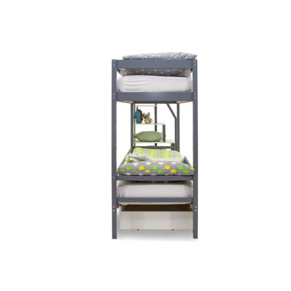 Детская двухъярусная кровать Бельмарко Svogen графит