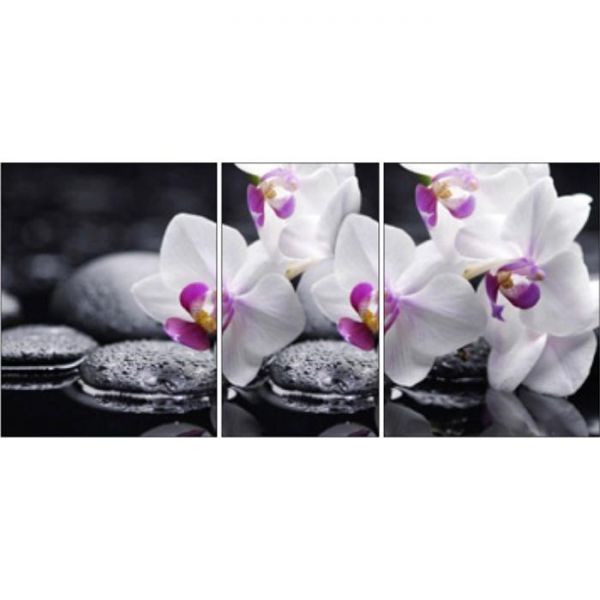 Стол раздвижной «Победа», 1200(1550) ? 800 ? 750 мм, хром, цвет белёный дуб / клетка 2