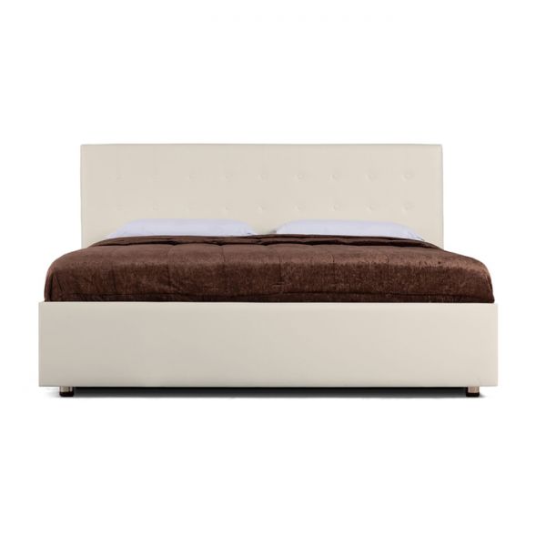 Кровать «Космопорт» без ПМ, 140х200 см, встроенное основание, цвет бежевый