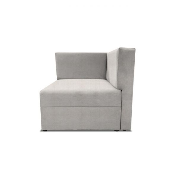 Диван модульный угловой «Бергамо», четыре секции, велюр, цвет shaggy linen