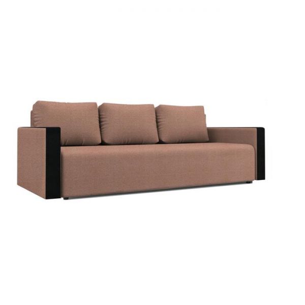 Диван «Алиса 4», еврокнижка, бельевой ящик, ткань велюр, цвет shaggy azure / marvel black