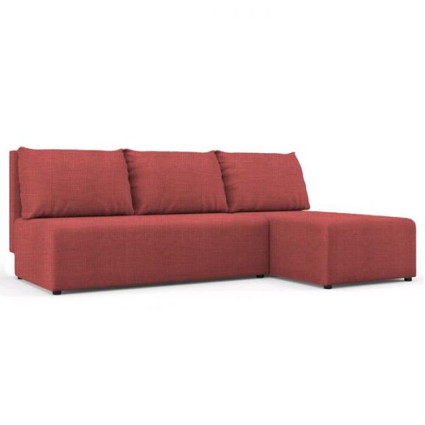 Угловой диван «Алиса», еврокнижка, бельевой ящик, ткань велюр, цвет vital aloe