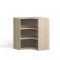 Шкаф навесной угловой Анжелика 600/600х600х920 Дуб молочный/Ясень