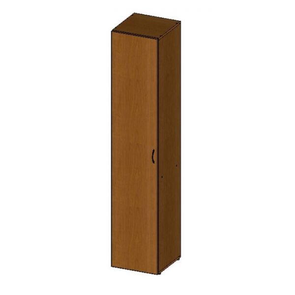 Шкаф для документов НШ-9, 383 ? 380 ? 1890 мм, белый шагр