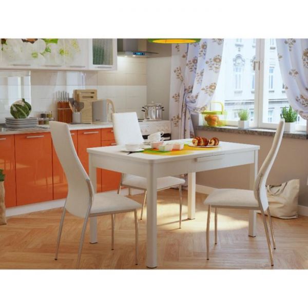 Стол "Люкс" раздвижной, 1200(1520)х800 мм, стекло, автоматический подъем, 245224078