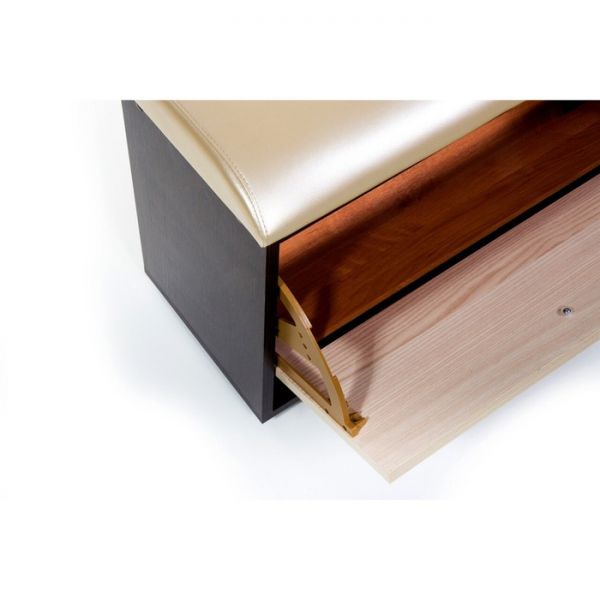 Обувница МС 1(101), 620х300х460, Венге/Ясень/Бежевый