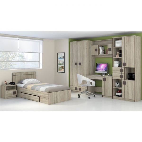 Тумба «Диско», 410 ? 366 ? 440 мм, цвет дуб сонома / шоколад