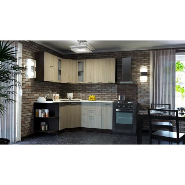 Кухонный гарнитур Полина оптима, 1500 х 1800 мм