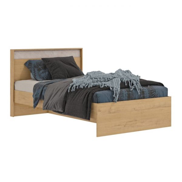 Кровать «Стэнфорд», 1200 ? 2000 мм, цвет дуб бунратти / слейт