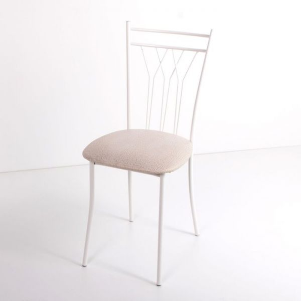 Стул на металлокаркасе Премьер СТ белый/белый