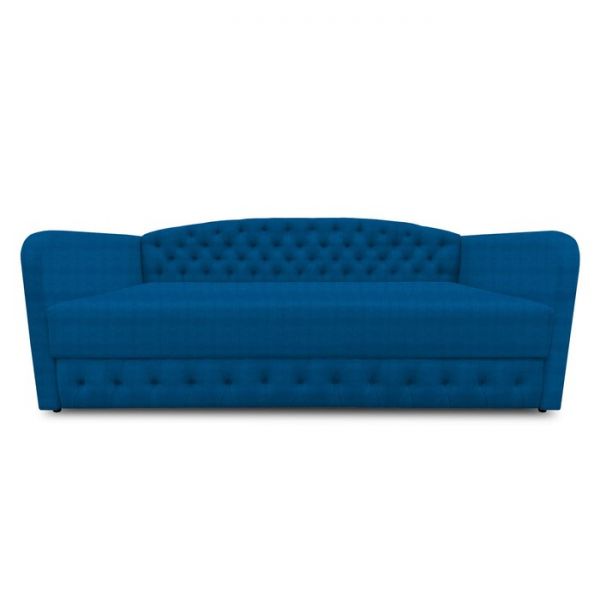 Диван-кровать с каретной стяжкой «Гарвард 2», велюр, цвет shaggy wine