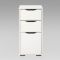 Комод  2 ящика 1 створка  Пифагор-1  D (2Я1С)  навесной/напольный 400х400х820 Белый матовый