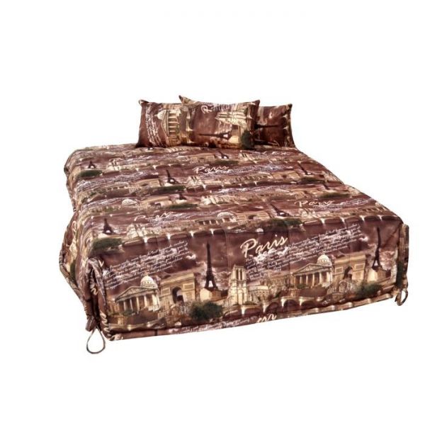 Диван "Аккордеон" 1,2, ткань Париж коричневый