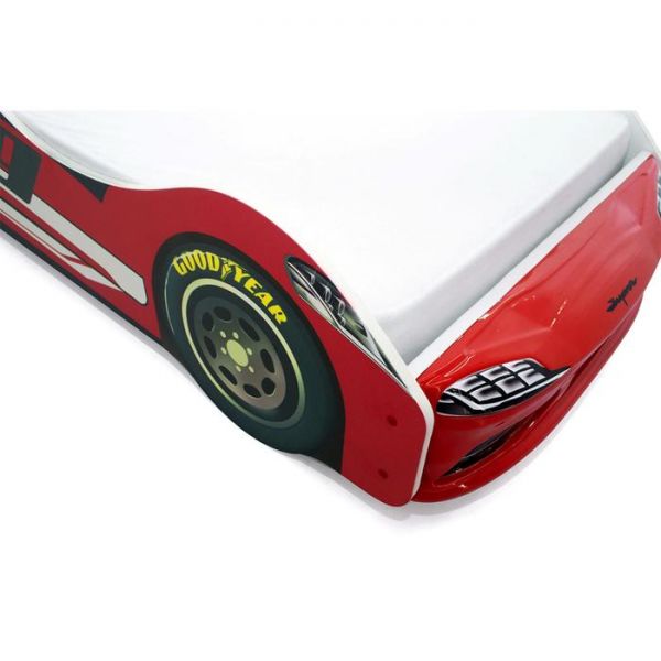 Кровать-машина Бельмарко «Супра красная»