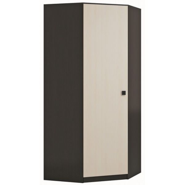 Шкаф угловой «Люсси», 931 ? 931 ? 2120 мм, правый, цвет венге / дуб девон