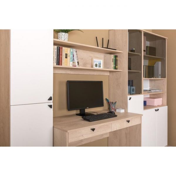 Полка навесная Бостон 09.132, 1152х256х390, Дуб элегантный