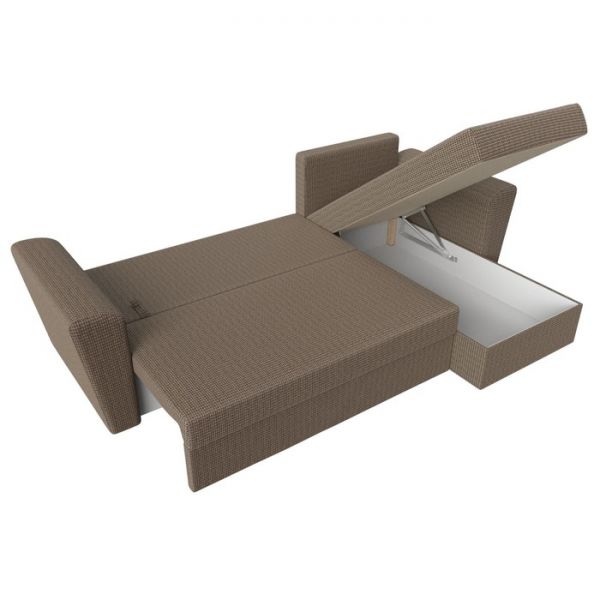 Угловой диван «Амстердам лайт», еврокнижка, правый угол, цвет корфу 03