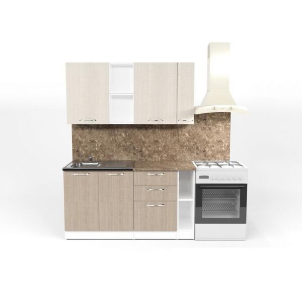 Кухонный гарнитур Ольга нормал 4 1500 мм