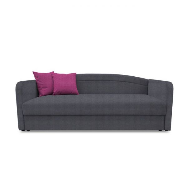 Диван-кровать «Гарвард», без подушек, велюр, цвет shaggy azure