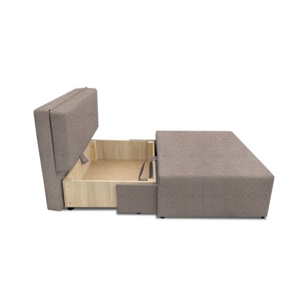 Детский диван «Капитошка», еврокнижка, рогожка, цвет savana plus ash