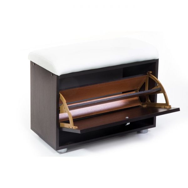 Обувница МС 1, 620х300х460, Венге/Милк Белый