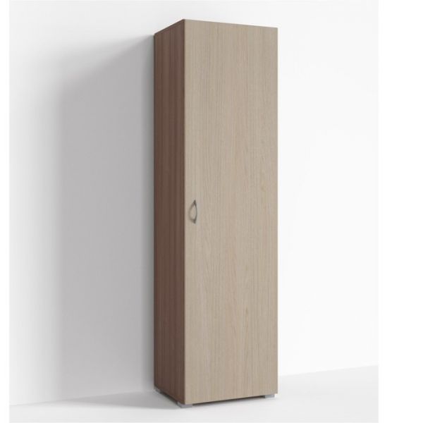 Шкаф Г-ШС-1-3, 500х400х1820 мм, ясень шимо темн, ясень шимо светлый