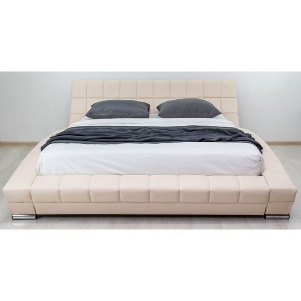 Кровать Оливия, 1600х2000, ортопедическое основание, Марика/Бежевый