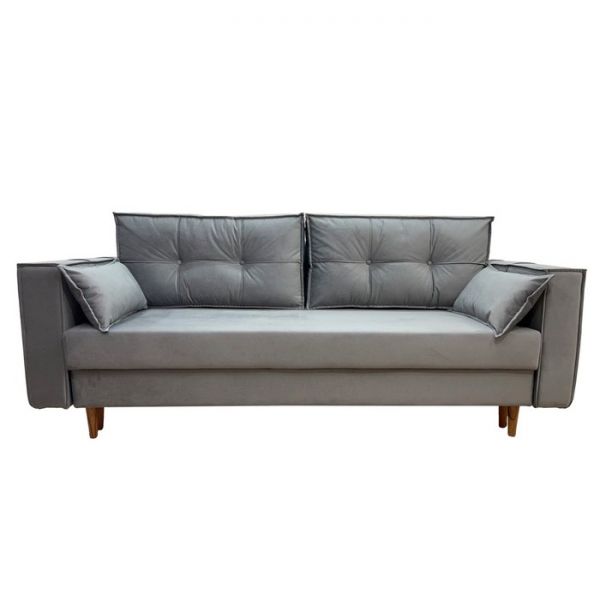 Прямой диван «Консул», механизм еврокнижка, ППУ, велюр, цвет глория 112