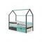 Детская кровать-домик Бельмарко Svogen графит-мятный