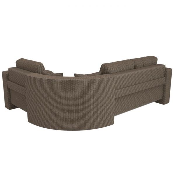 Угловой диван «Кембридж», механизм еврокнижка, рогожка, цвет бежевый