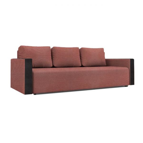 Диван «Алиса 4», рогожка, цвет savana бери/теос блек, 130 ? 185 см