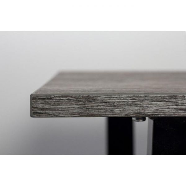 Стол АТЛАНТ-02 1200/1700*800х750 Сосна Пасадена/Опора АТЛАНТ-Черный матовый