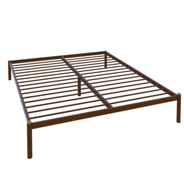 Кровать «Вероника», 1200 ? 1900 мм, металл, цвет коричневый