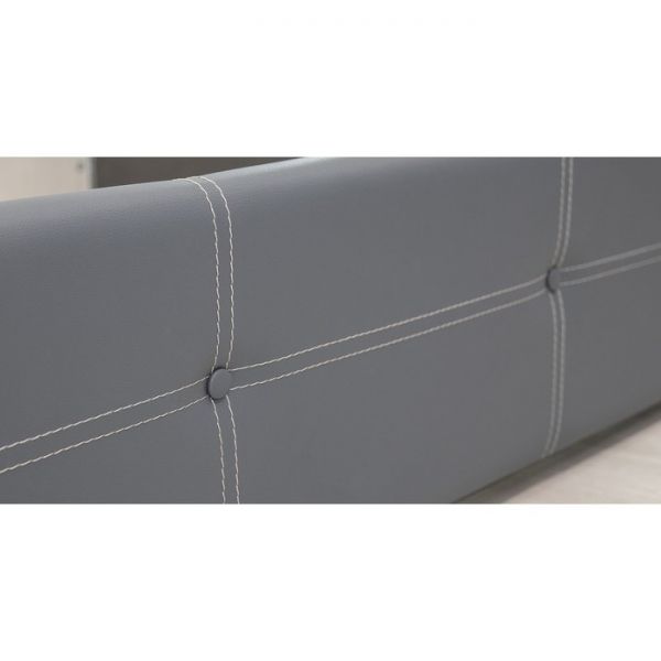 Кровать Синди, 1800х2000, ортопедическое осн+ПМ, Марика/Серый