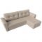 Угловой диван «Амстердам лайт», еврокнижка, правый угол, рогожка, цвет бежевый