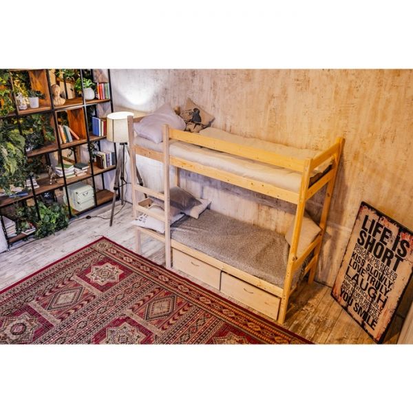 Двухъярусная кровать «Т2», 800х2000, цвет сосна