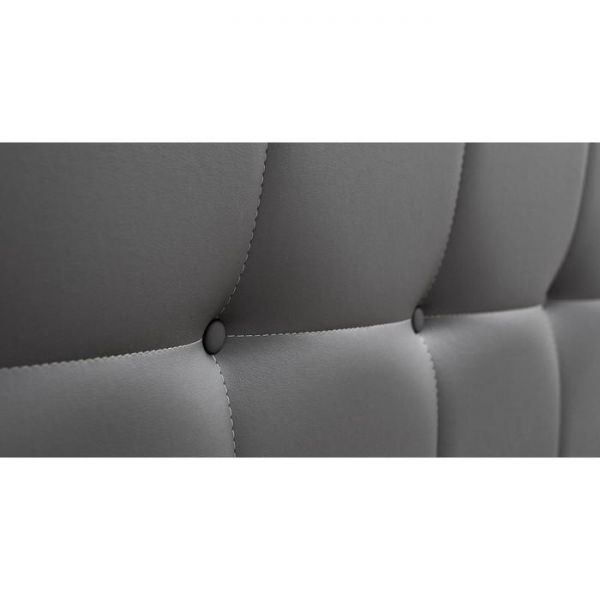 Кровать Хлоя 1600*2000, ортопедическое осн+ПМ, Серый